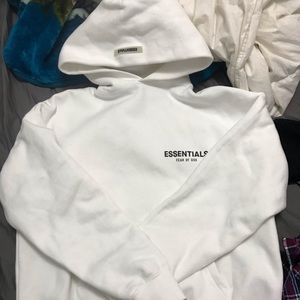 Fear of god essentials photo hoodie